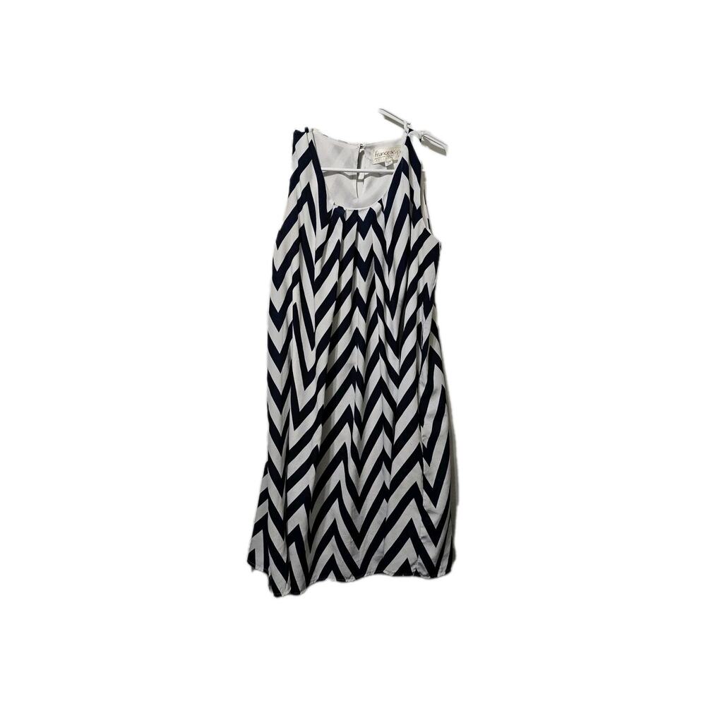 Francesca's Collection Chevron Sleeveless Dress Size M Medium